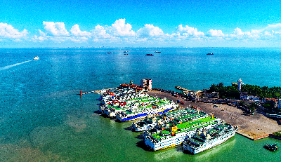1徐闻海安港“整装待发”的客滚船.jpg